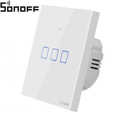 Sonoff T0EU3C-TX-EU-R2 - Wi-Fi Smart Wall Touch Button Switch 3 Way T2EU3C